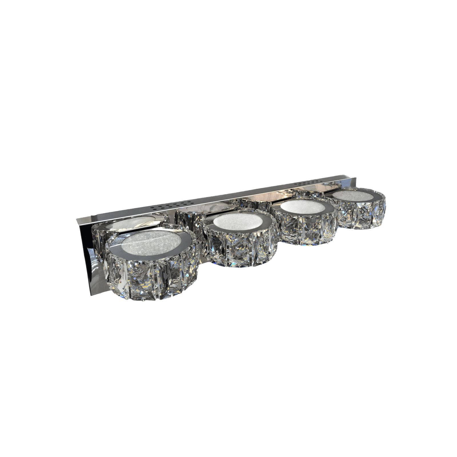 4 Round Crystal Wall Light CH31 Ecobrite LED