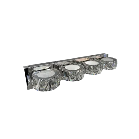 CH31 – 4 Round Crystal Wall Light