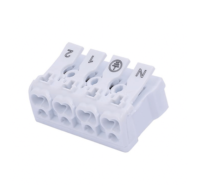 4 Way Push Wire Connector 863 series (Pack of 10)