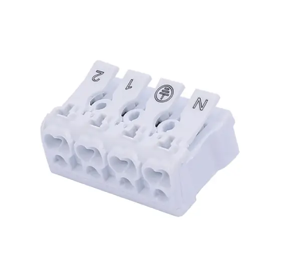4 Way Push Wire Connector 863 series (Pack of 10)