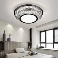 Circle Clear Crystal Chandelier