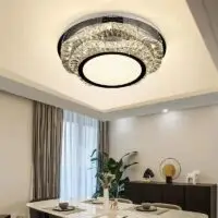 Circle Clear Crystal Chandelier