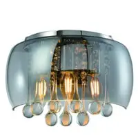 Smokey Grey Modern Wall Light - CP21