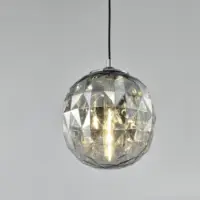 Silver Glass Pendant Light CP12