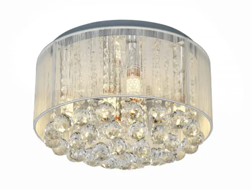 circular beaded chandelier