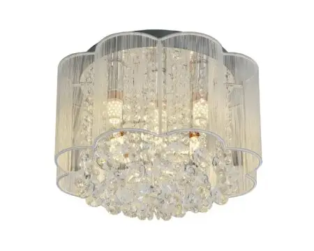 floral beaded chandelier