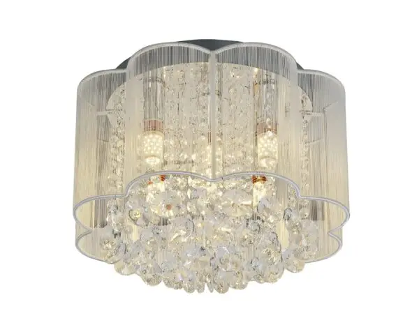 floral beaded chandelier