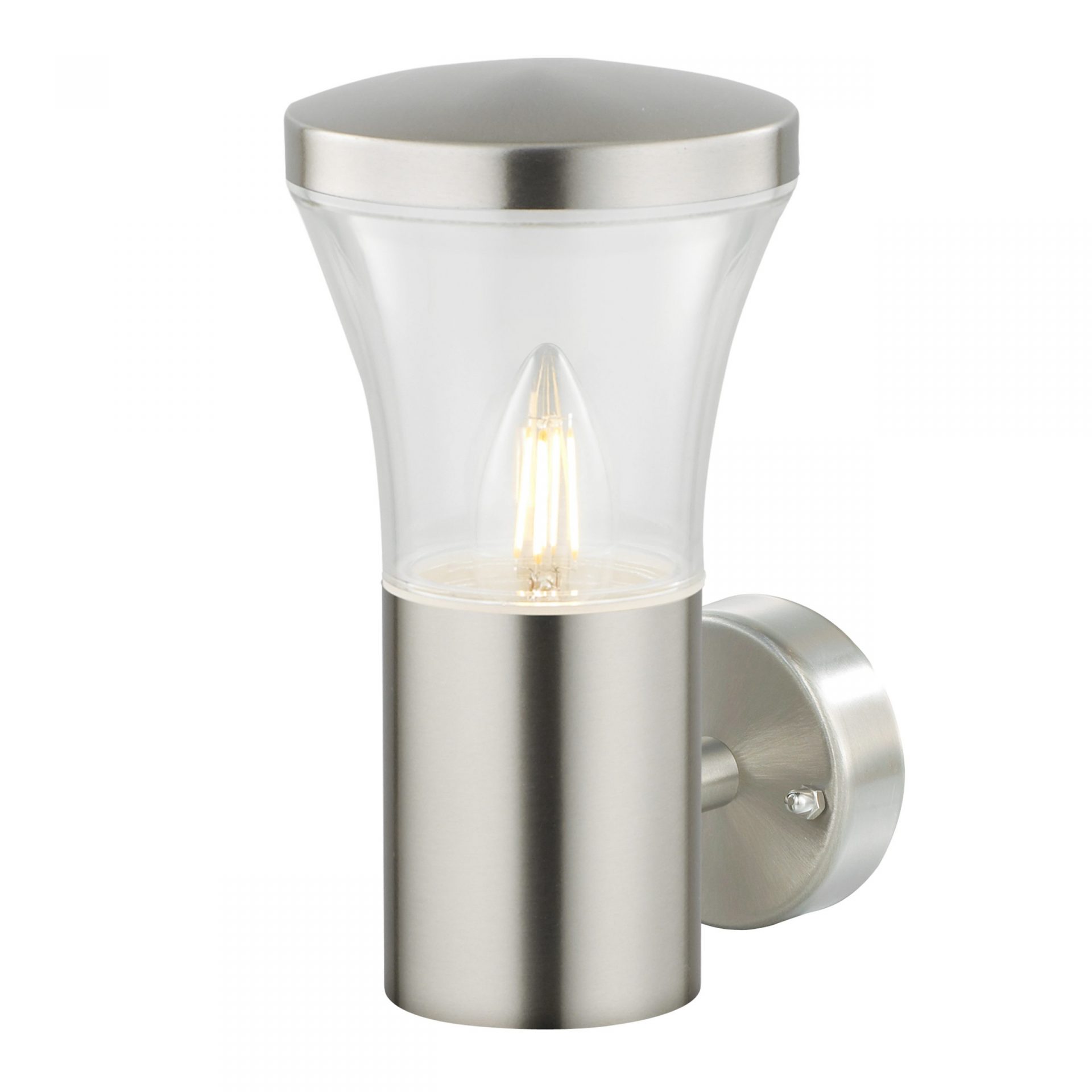 Chrome Outdoor Wall Light Ecobriteled