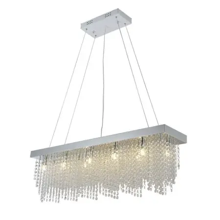 Beaded crystal chandelier