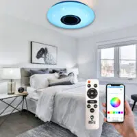 Smart Bluetooth LED Speaker Ceiling Light