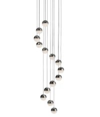Spiral Cluster Ceiling Chrome