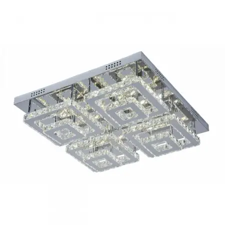4 Square Crystal Chandelier