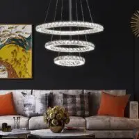 LED Chandelier Crystal Rings