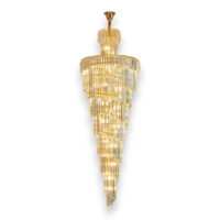 Spiral Stair Chandelier Gold CH151