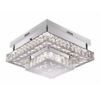 Square Islamic Allah Crystal Chandelier Ceiling Light - CH218