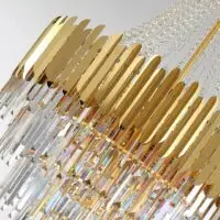 Decorative Gold Crystal Chandelier