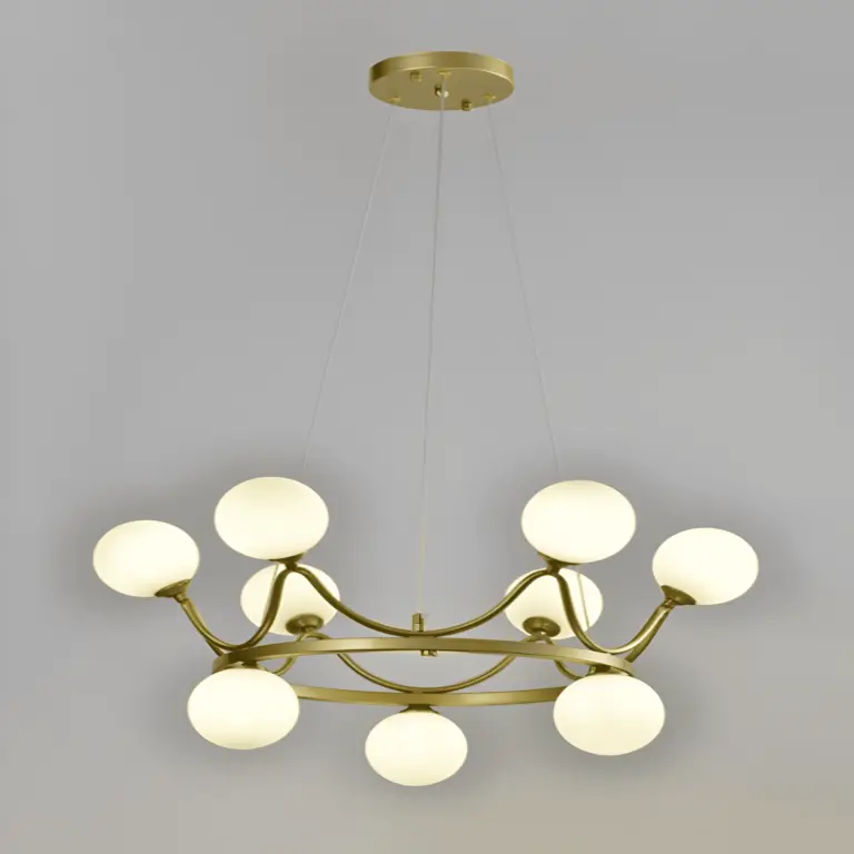 Opal Crown Chandelier Pendant Lamp - CP16