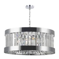 Large Ceiling Chrome Crystal Chandelier CH259/9C-600