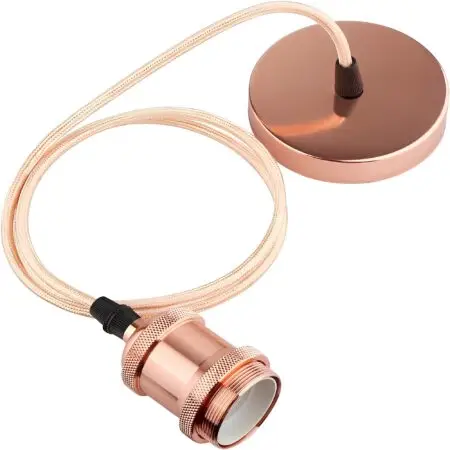 Rose Gold Ceiling Pendant Light Holder DSY-DT-001