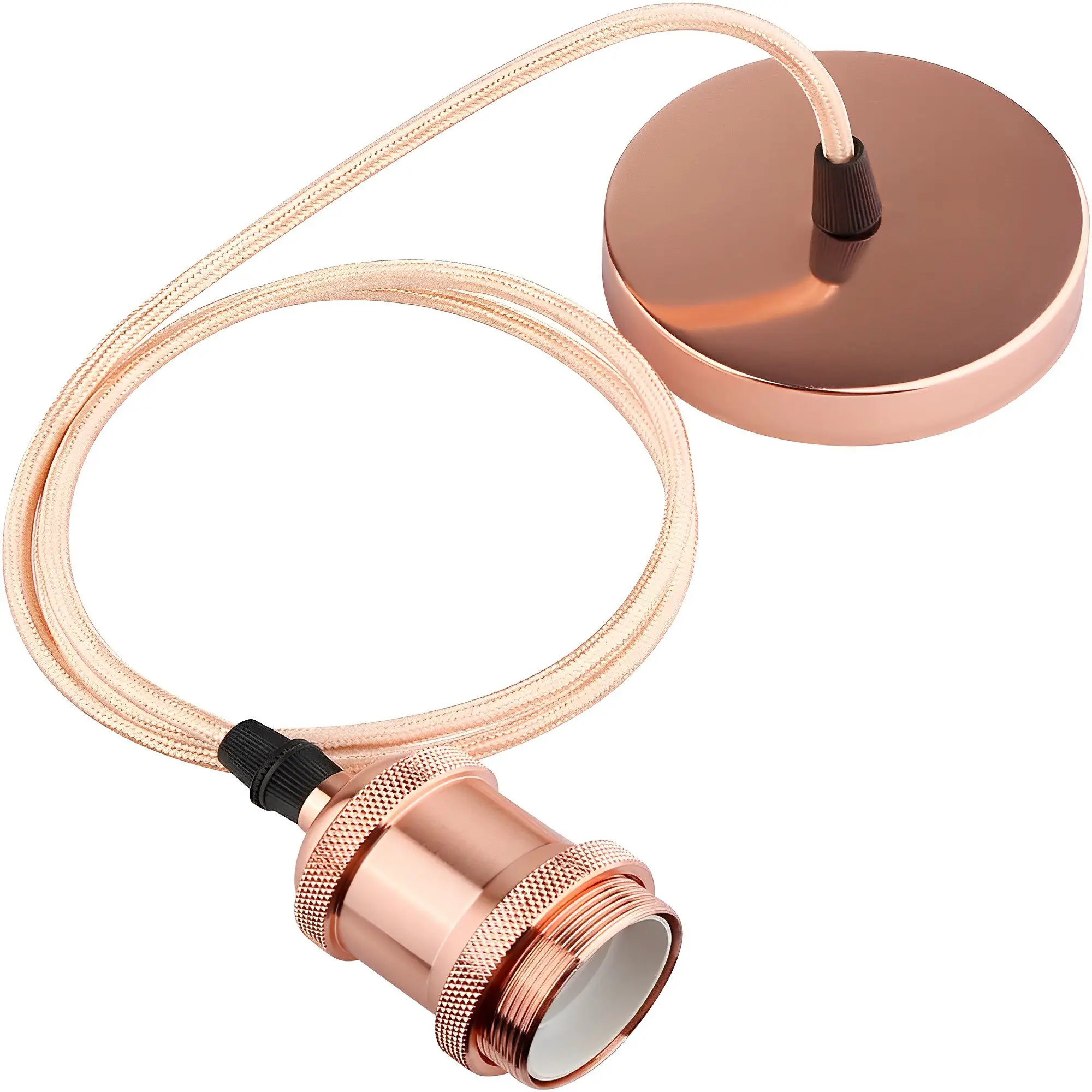 Rose Gold Ceiling Pendant Light Holder DSY-DT-001