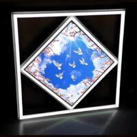 600mm x 600mm Diamond Shape Bird Panel