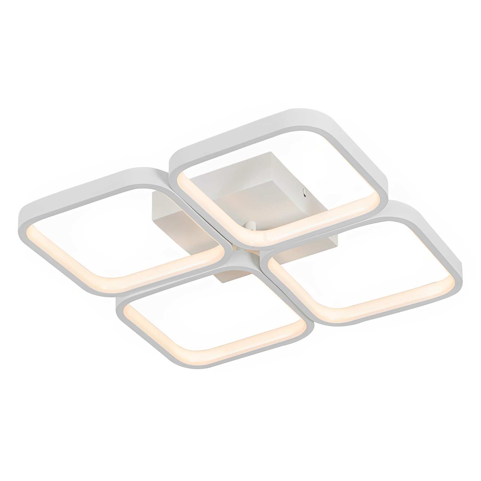 Modern 4 Square Ring Ceiling Chandelier CP112 - Ecobrite LED