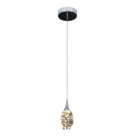 Teardrop crystal pendant light CH205-1C