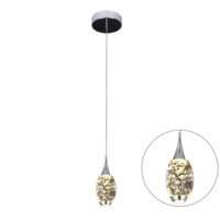 Teardrop crystal pendant light CH205-1C