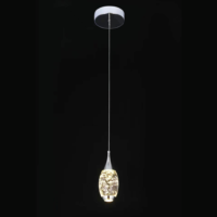 Teardrop crystal pendant light CH205-1C