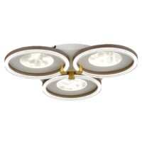 Trio Modern Moon Round Flush Ceiling Light