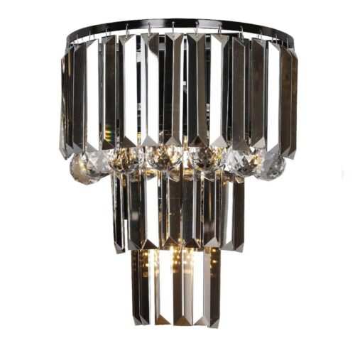 Black Crystal Wall Light CH38/3B