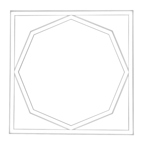 Ultra Bright Octagon Shape LED Ceiling Panel Light – Coolwhite 600 x 600mm