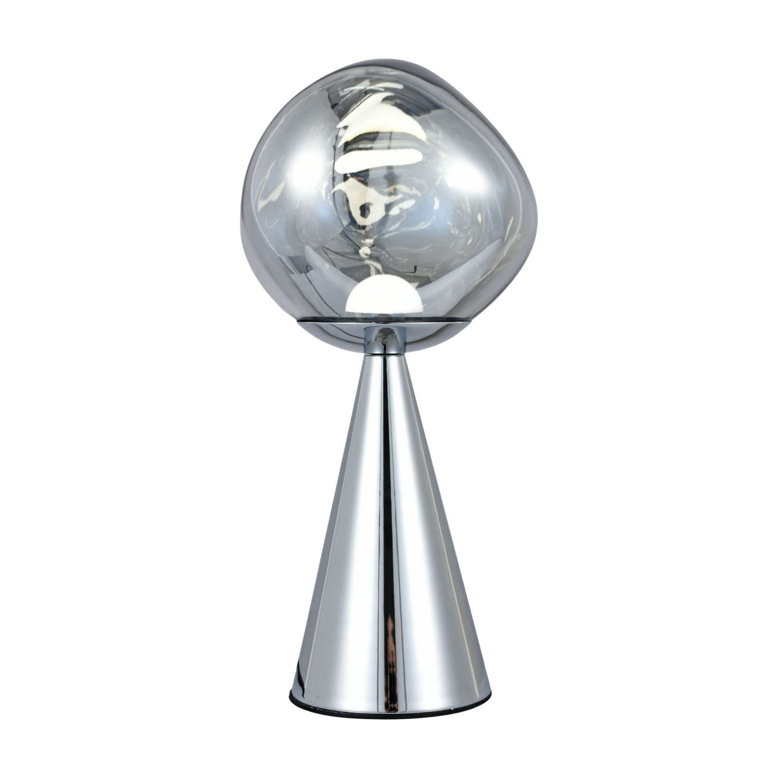 Chrome Organic Filament Floor Lamp – Sleek & Modern