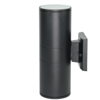 WL-B43/BL Modern Black Cylindrical Up/Down Wall Light