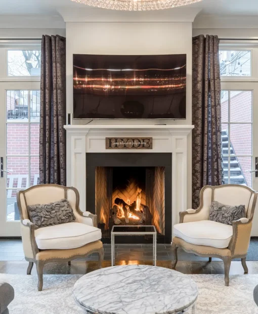 chairs inside living room